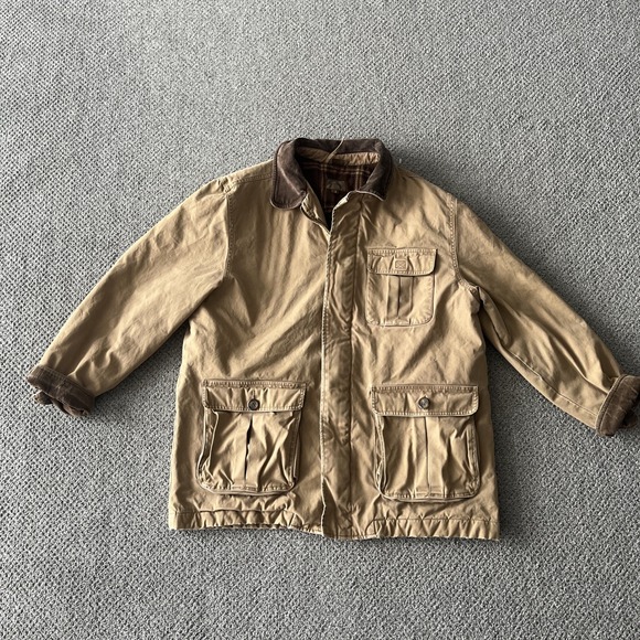 St. John's Bay Other - Vintage St John's Bay Men's Chore Jacket. Barn Coat. Flannel‎ Lined. Large